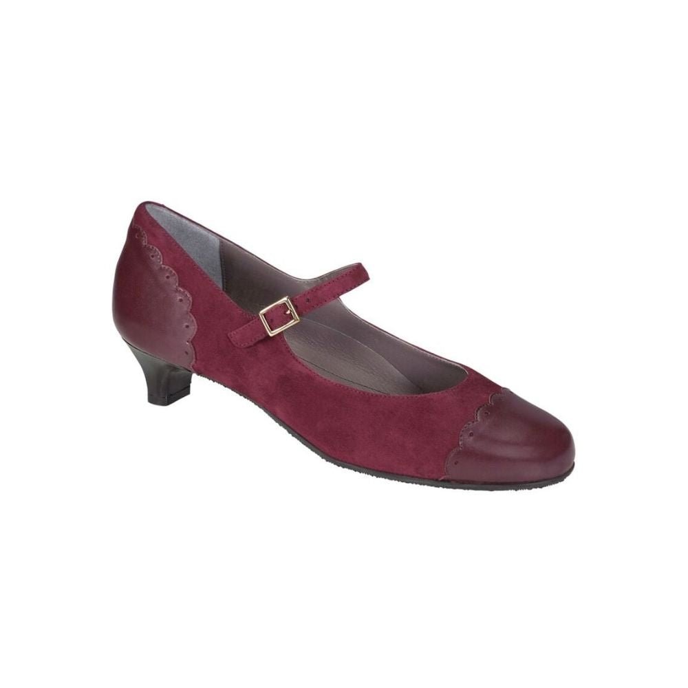 SAS Women's Cate Comfort Mary Jane Pumps - Bordo 1