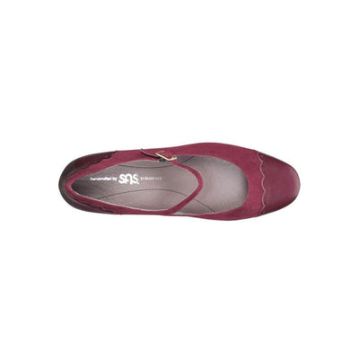 SAS Women's Cate Comfort Mary Jane Pumps - Bordo 6