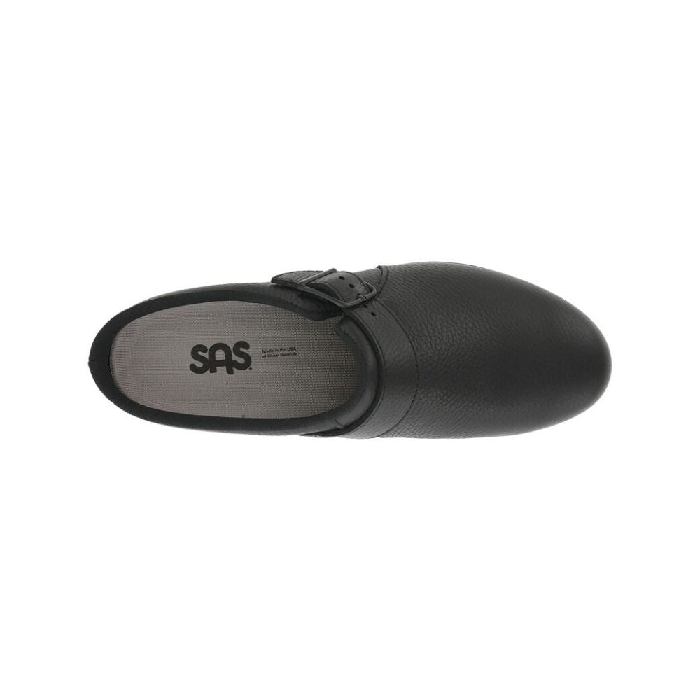 SAS Women’s Clog SR Slip-Resistant Leather Work Shoe – Black 2