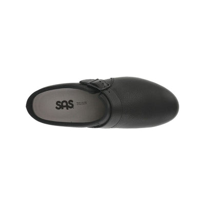 SAS Women’s Clog SR Slip-Resistant Leather Work Shoe – Black 2
