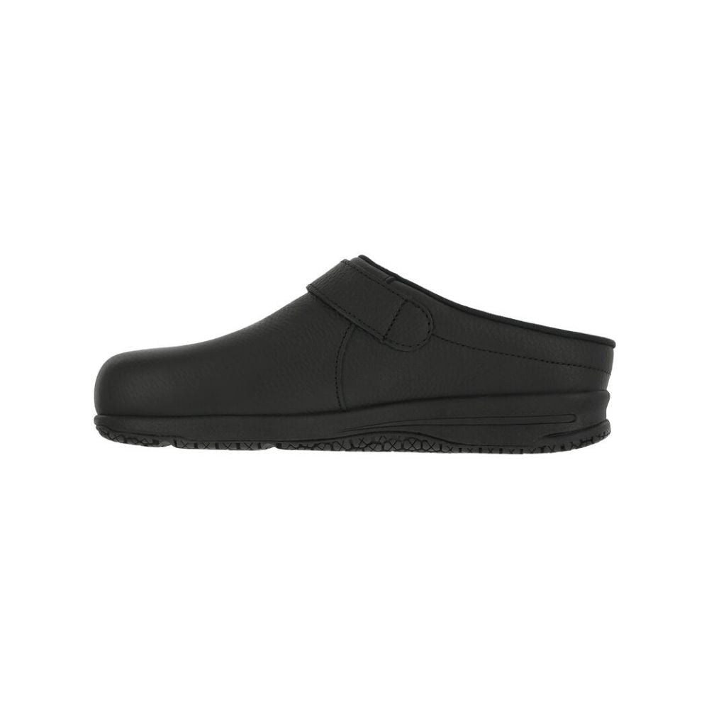 SAS Women’s Clog SR Slip-Resistant Leather Work Shoe – Black 5
