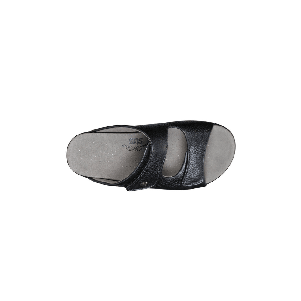 SAS Women's Cozy - Comfort Adjustable Sandal - Black 6