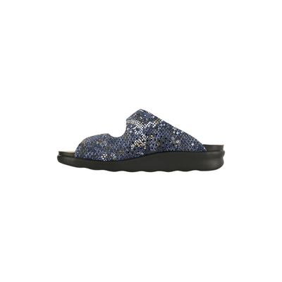 SAS Women's Cozy - Comfort Adjustable Sandal - Multisnake Navy 5