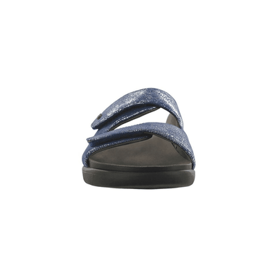 SAS Women's Cozy - Comfort Adjustable Sandal - Silver Blue 3
