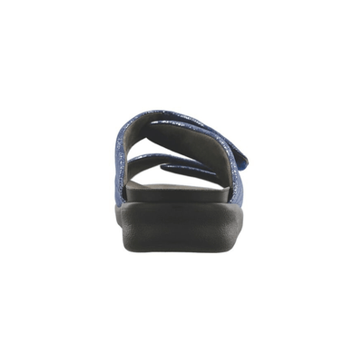 SAS Women's Cozy - Comfort Adjustable Sandal - Silver Blue 4