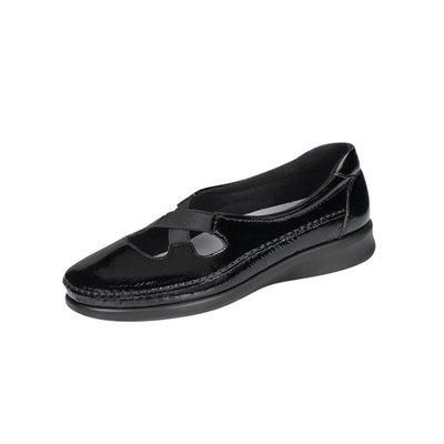 SAS Women's Crissy Slip On Loafer - Black Patent 2