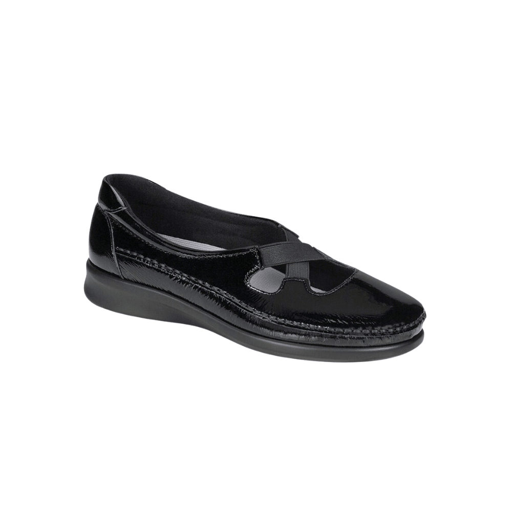 SAS Women's Crissy Slip On Loafer - Black Patent 1