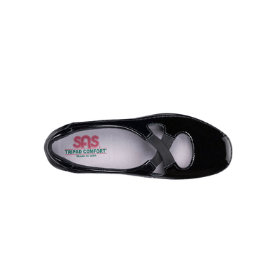 SAS Women's Crissy Slip On Loafer - Black Patent 3