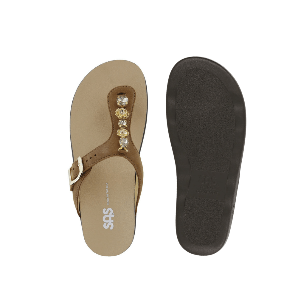 SAS Women's Dazzle Sandal - Brown Gold 2