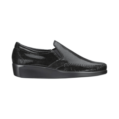 SAS Women’s Dream Comfort Loafer – Black Snake 5