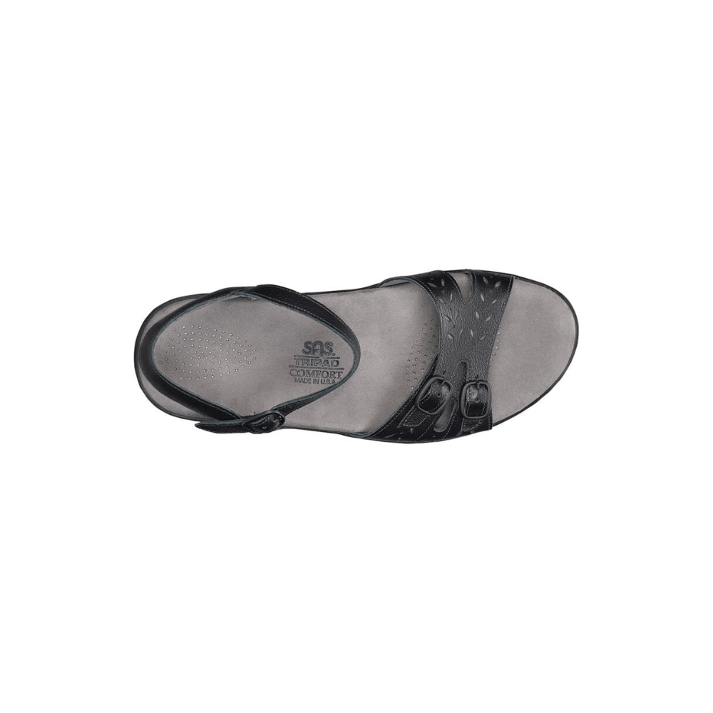 SAS Women's Duo - Quarter Strap Comfort Sandal - Black 2