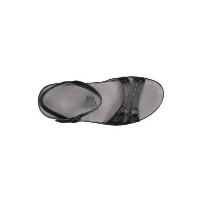 SAS Women's Duo - Quarter Strap Comfort Sandal - Black 2