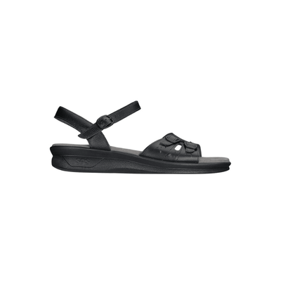 SAS Women's Duo - Quarter Strap Comfort Sandal - Black 5