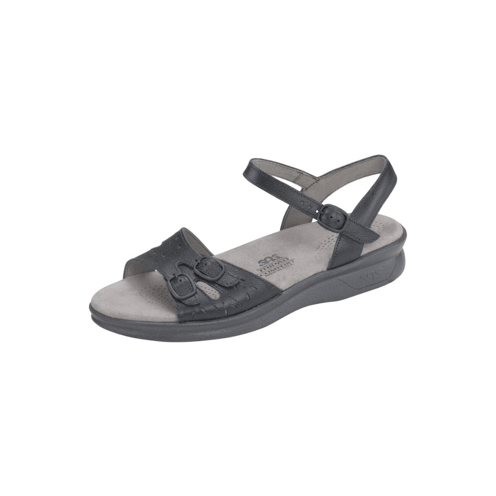 SAS Women's Duo - Quarter Strap Comfort Sandal - Black 3