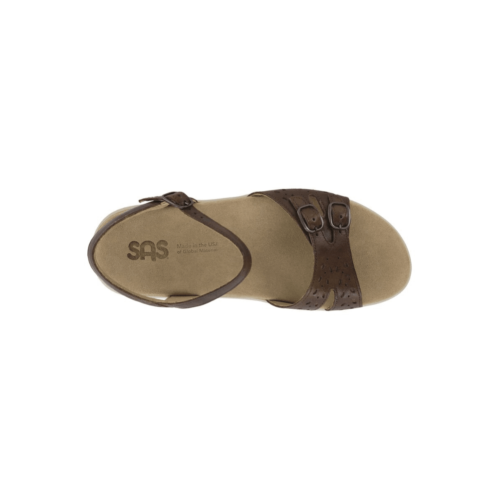 SAS Women's Duo - Quarter Strap Comfort Sandal - Darkwood 2