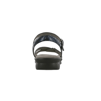 SAS Women's Duo - Quarter Strap Comfort Sandal - Navy Perla 6