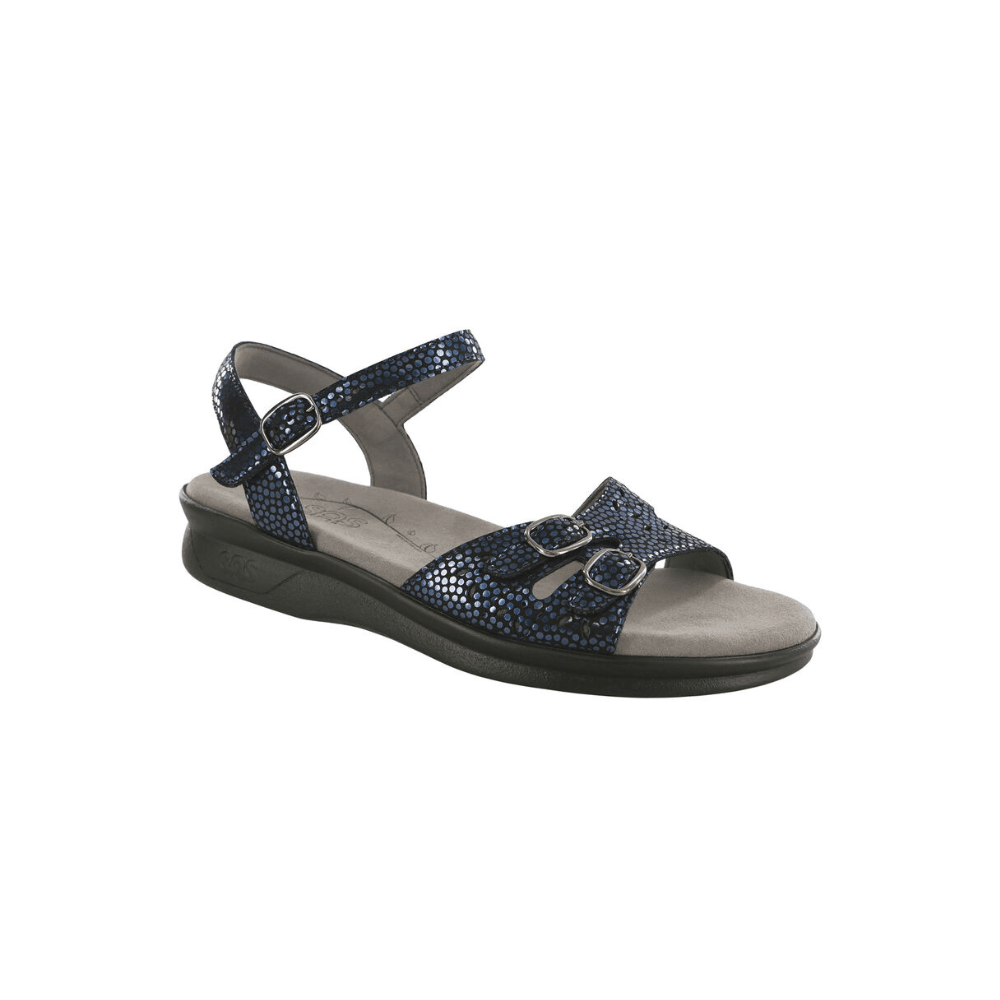 SAS Women's Duo - Quarter Strap Comfort Sandal - Navy Perla 1