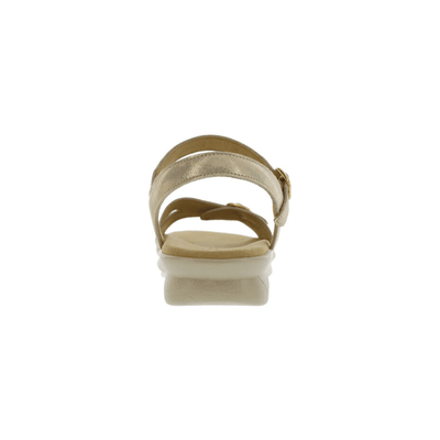 SAS Women's Duo - Quarter Strap Comfort Sandal - Soft Gold 4