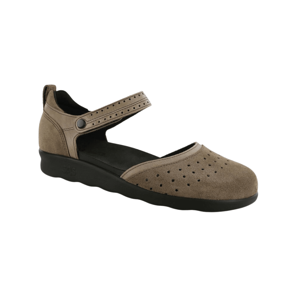 SAS Women's Eden Mary Jane Comfortable Flat Shoe - Birch 1