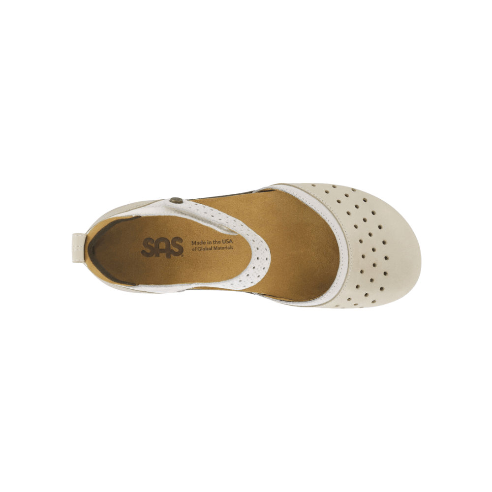SAS Women's Eden Mary Jane Comfortable Flat Shoe - Driftwood 2