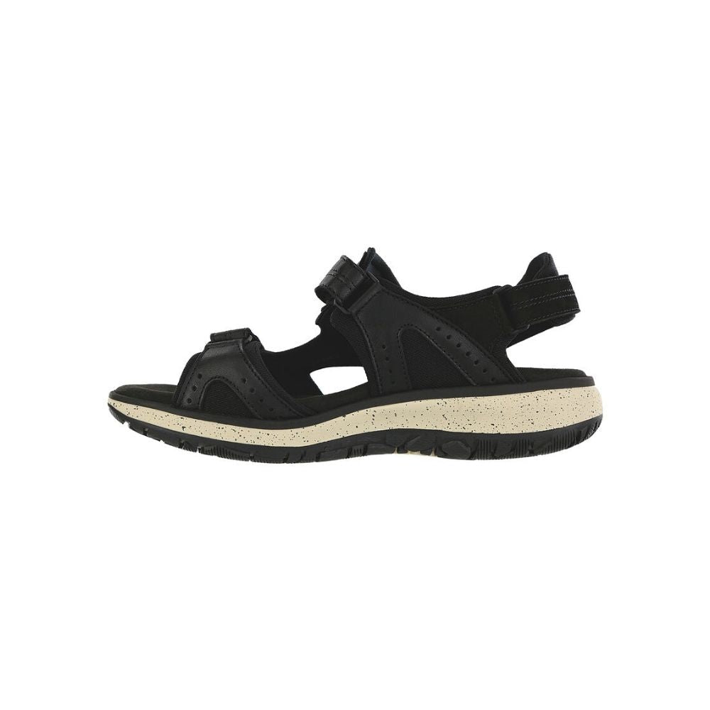 SAS Women’s Embark Outdoor Comfort Adjustable Sandal - Black Ash 5