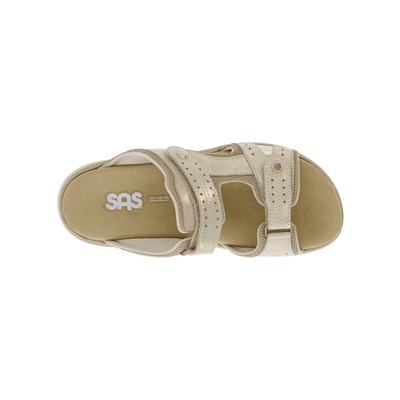 SAS Women's Embark Premium Comfort Slide Sandal - Soft Gold 3