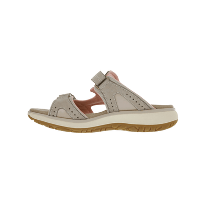 SAS Women's Embark Premium Comfort Slide Sandal - Taupe/Pink 5
