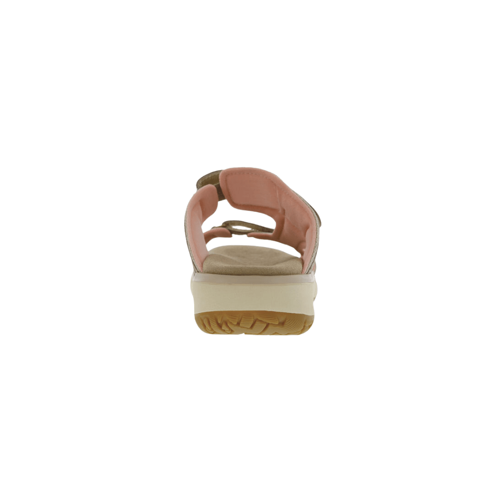 SAS Women's Embark Premium Comfort Slide Sandal - Taupe/Pink 4
