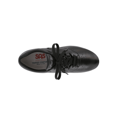 SAS Women's Free Time Leather Walking Shoes - Black 2