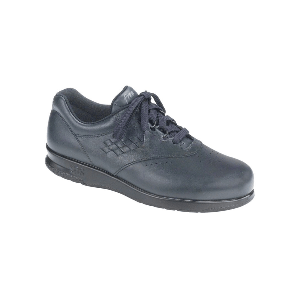 SAS Women's Free Time Leather Walking Shoes - Navy 1