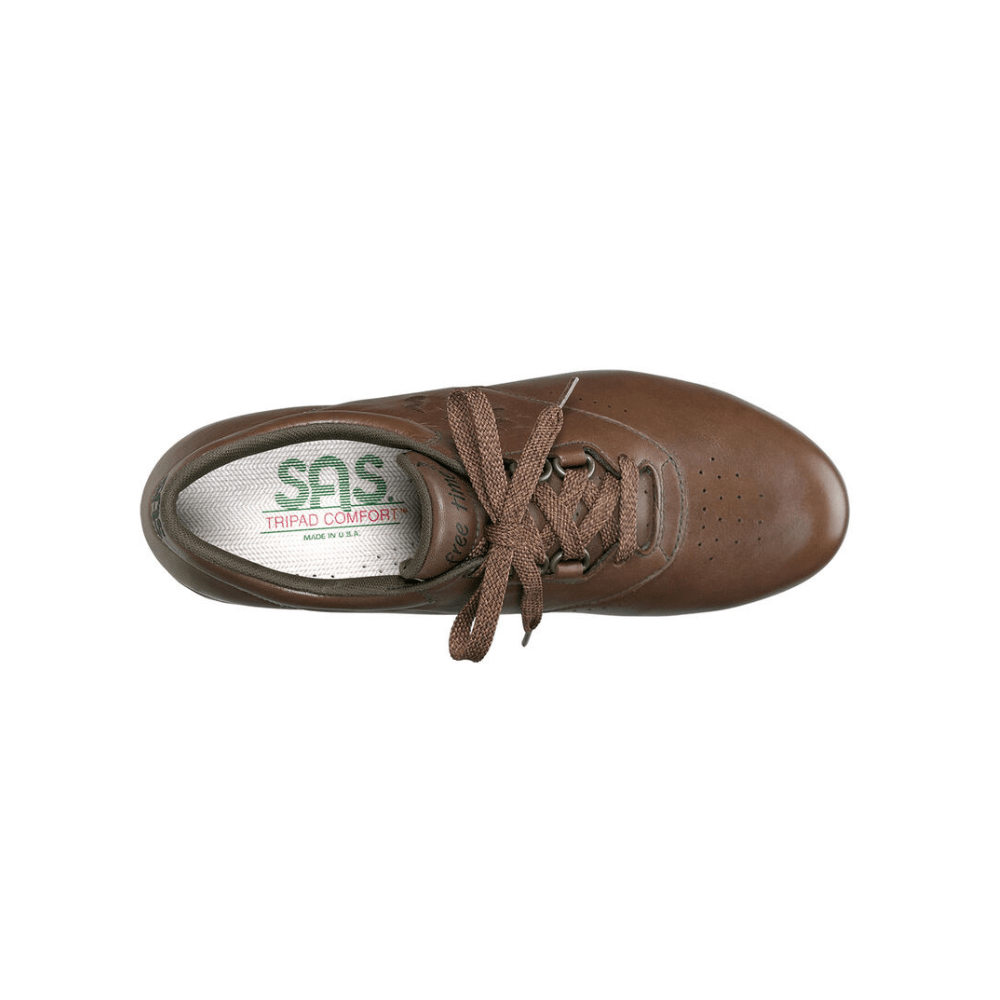 SAS Women's Free Time Leather Walking Shoes - Teak 3