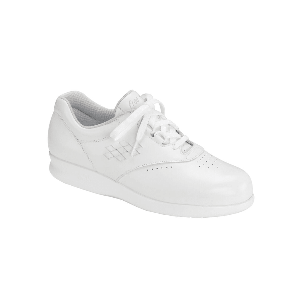SAS Women's Free Time Leather Walking Shoes - White 1