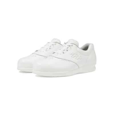 SAS Women's Free Time Leather Walking Shoes - White 5