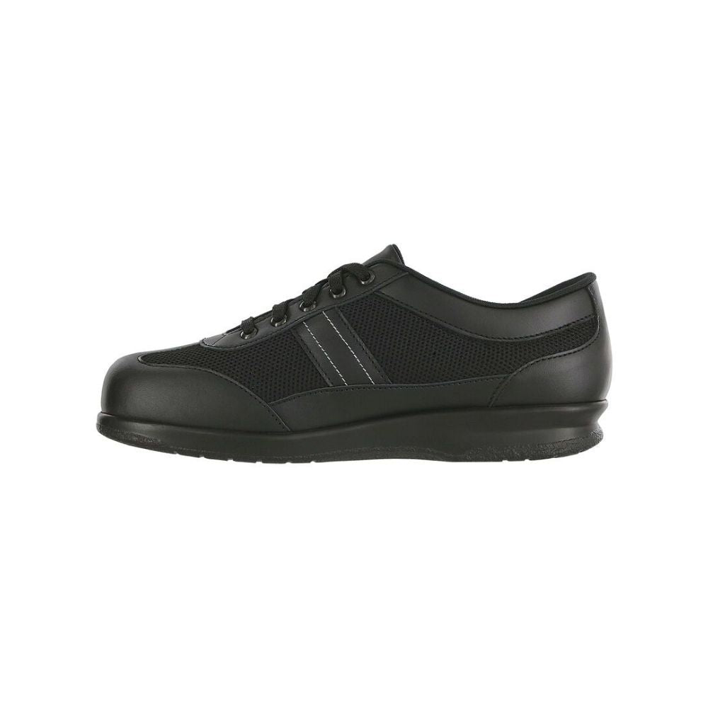 SAS Women's FT Mesh Lace-Up Walking Shoe – Black 5