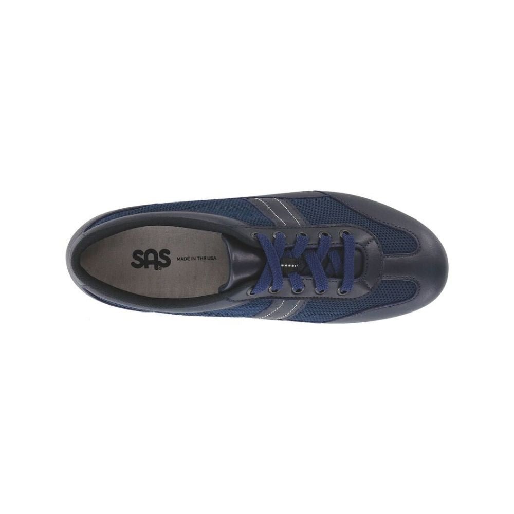 SAS Women's FT Mesh Lace-Up Walking Shoe – Navy 2