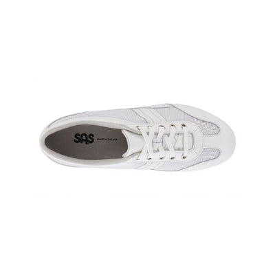 SAS Women's FT Mesh Lace-Up Walking Shoe – White 2
