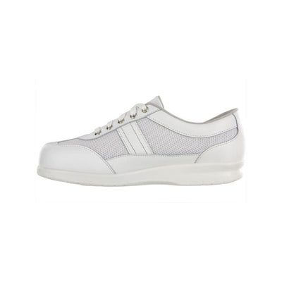 SAS Women's FT Mesh Lace-Up Walking Shoe – White 5
