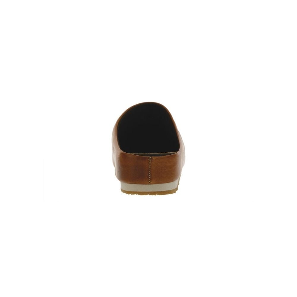 SAS Women's Hinny Leather Support Clog - Chestnut 6