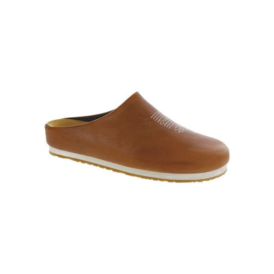SAS Women's Hinny Leather Support Clog - Chestnut 1