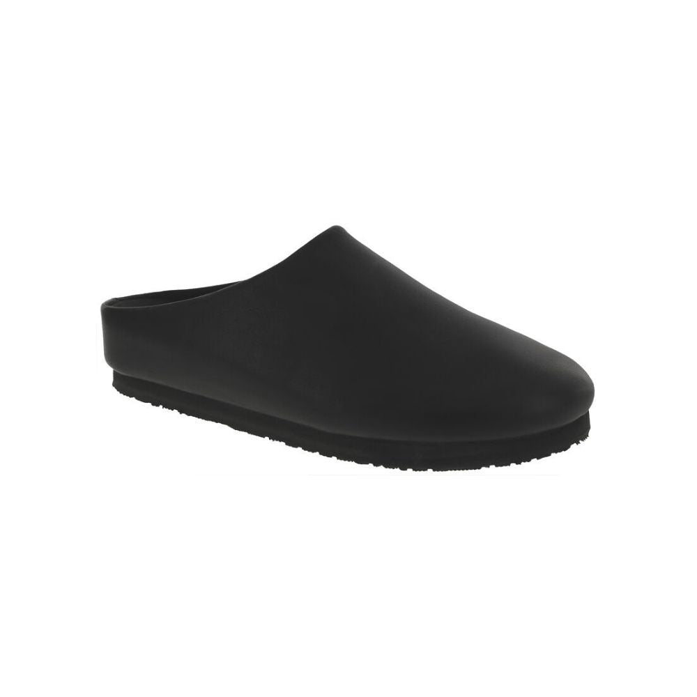 SAS Women's Hinny Leather Support Clog - Matte Black 1