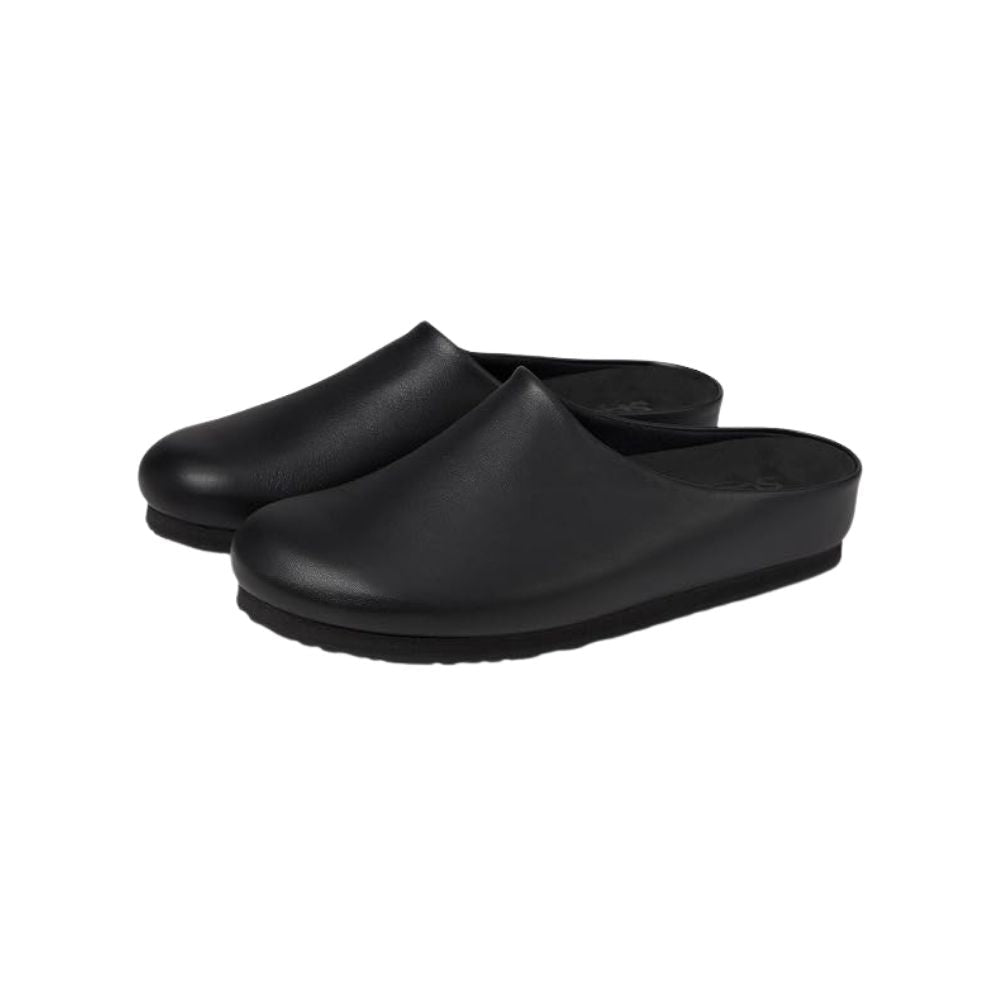 SAS Women's Hinny Leather Support Clog - Matte Black 2