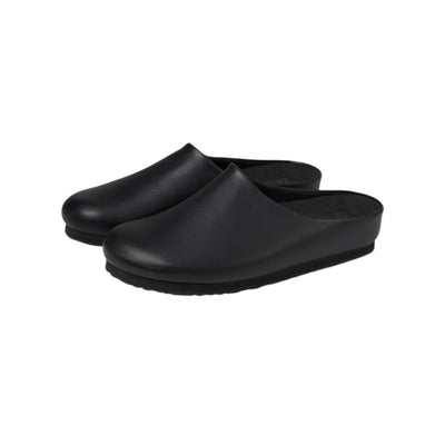 SAS Women's Hinny Leather Support Clog - Matte Black 2