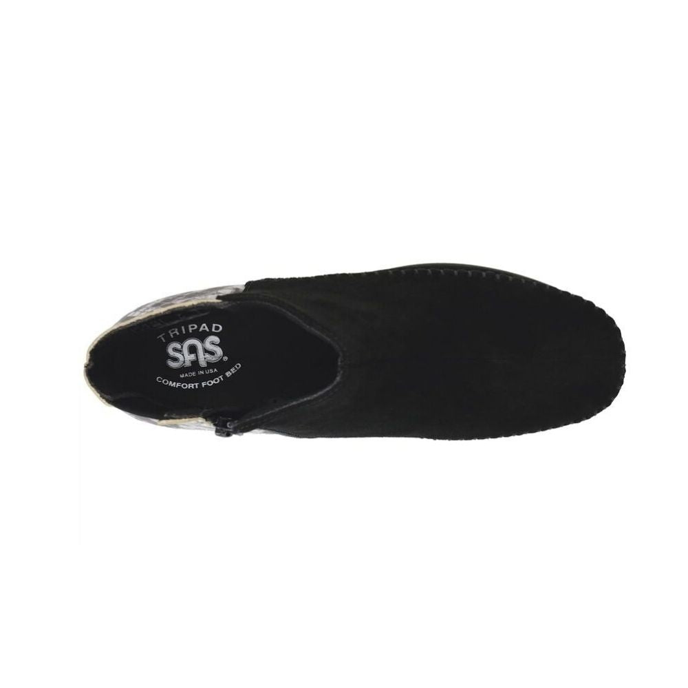 SAS Women's Jade Comfort Ankle Bootie – Nero / Mamba 2