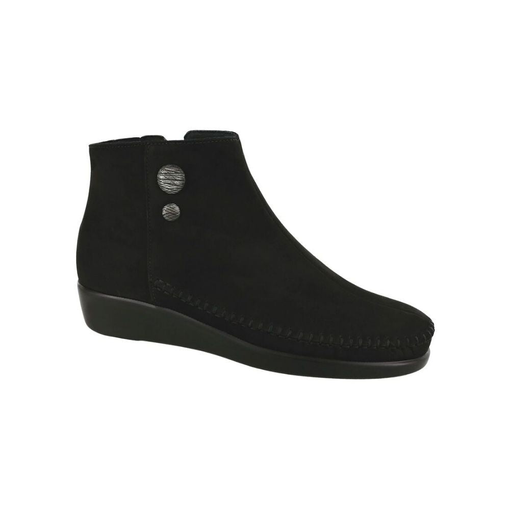 SAS Women's Jade Comfort Ankle Bootie – Onyx 1