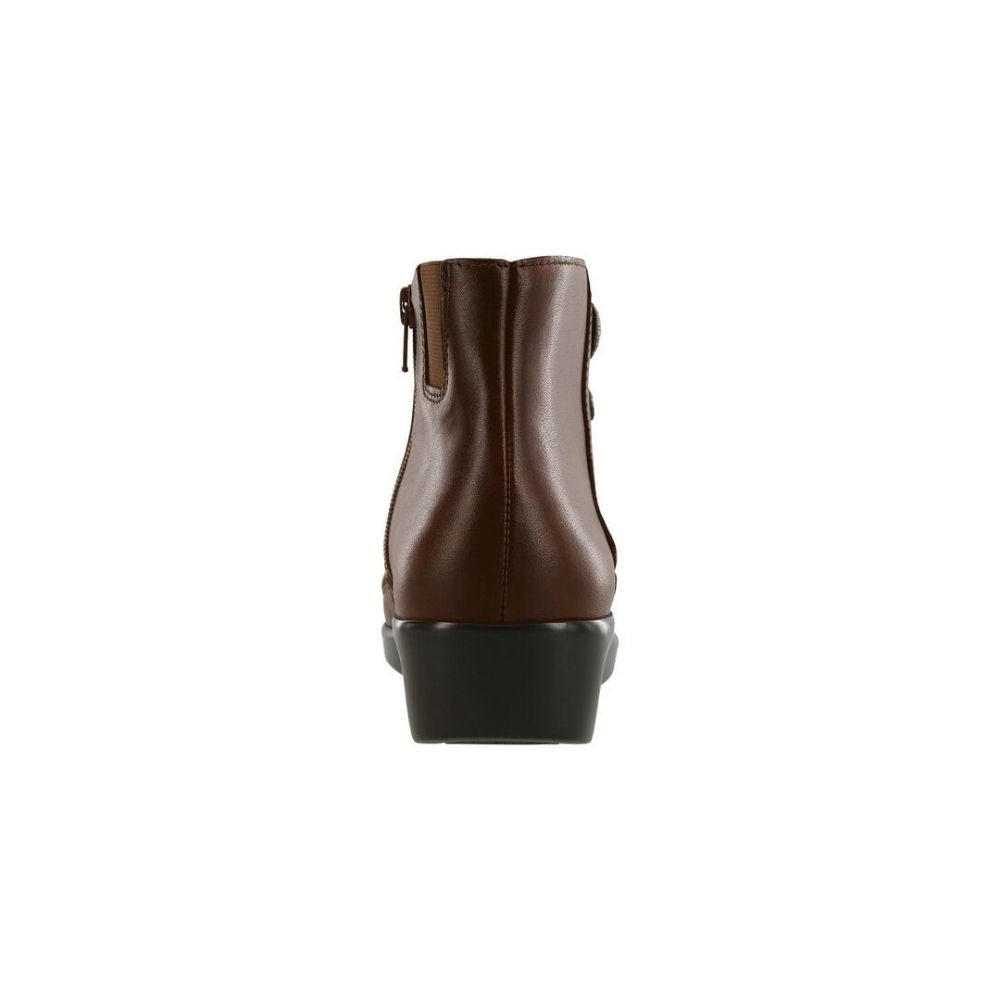 SAS Women's Jade Comfort Ankle Bootie – Walnut 4