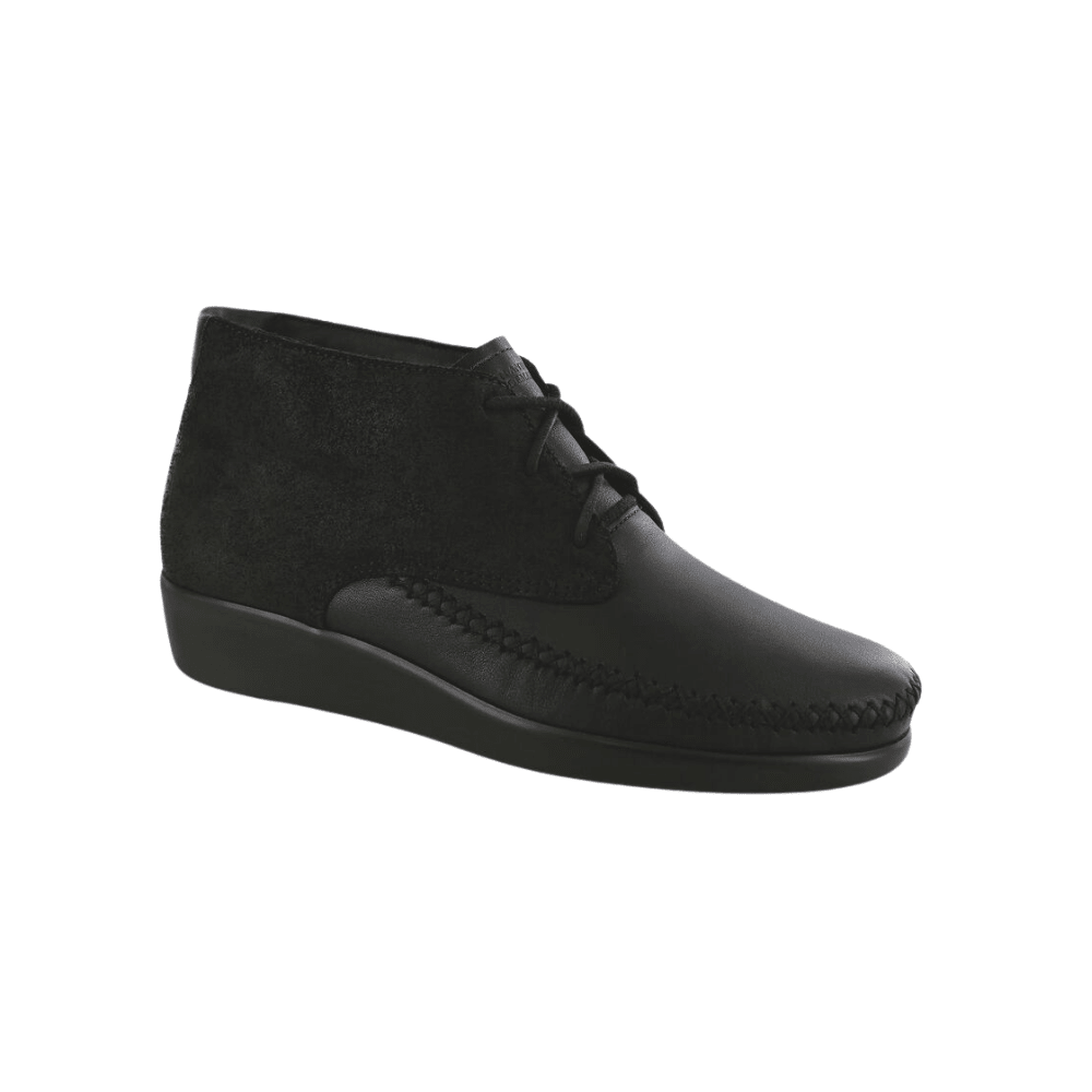 SAS Women's Kich Handcrafted Comfort Leather Lace Up Ankle Boot - Licorice 1