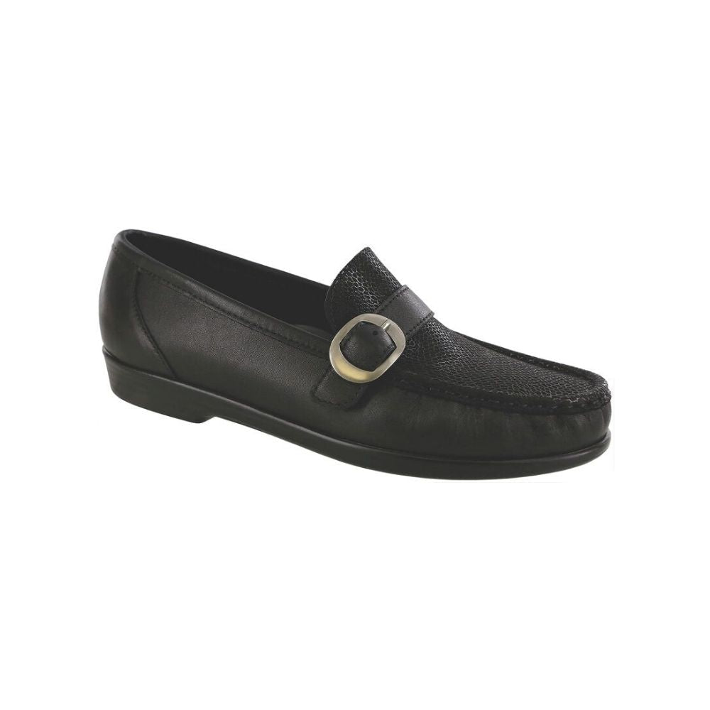 SAS Women’s Lara Moccasin Loafer Lightweight Comfort Slip-On - Black Marsh 1