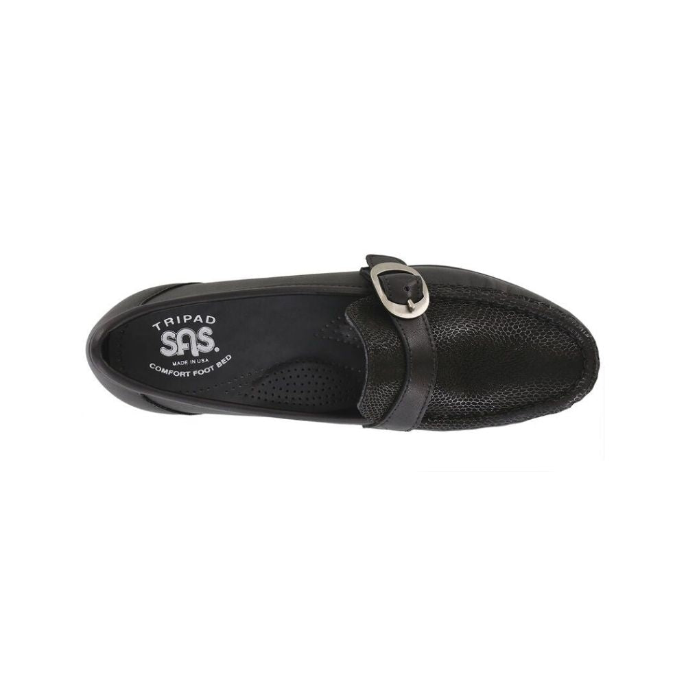 SAS Women’s Lara Moccasin Loafer Lightweight Comfort Slip-On - Black Marsh 3