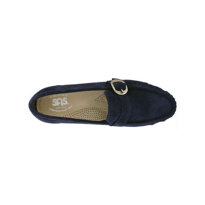 SAS Women’s Lara Moccasin Loafer Lightweight Comfort Slip-On - Navy Suede 2
