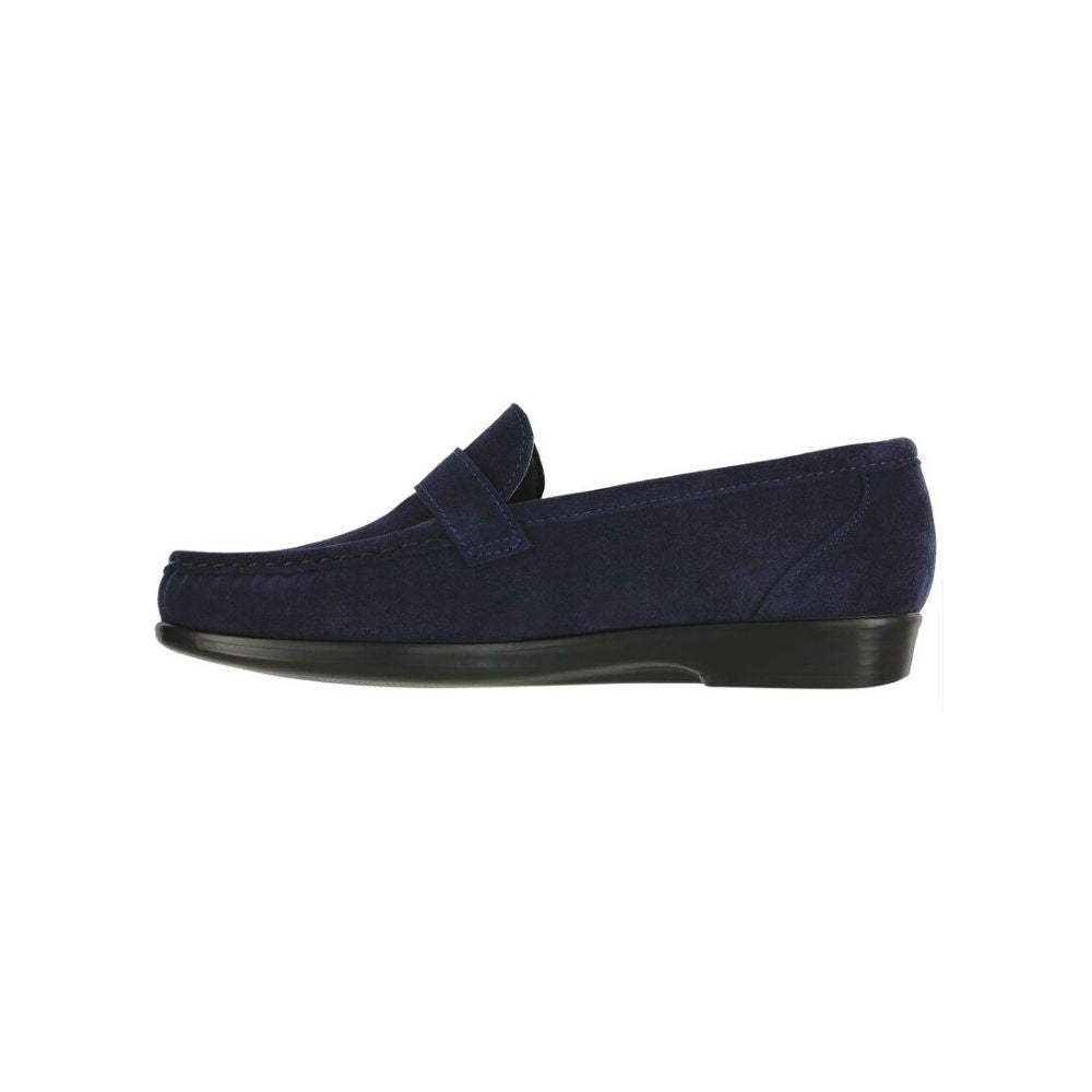 SAS Women’s Lara Moccasin Loafer Lightweight Comfort Slip-On - Navy Suede 5